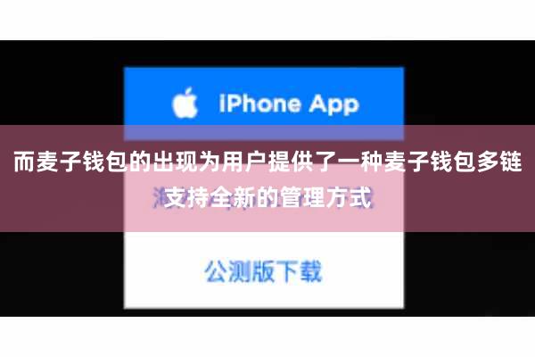 而麦子钱包的出现为用户提供了一种麦子钱包多链支持全新的管理方式