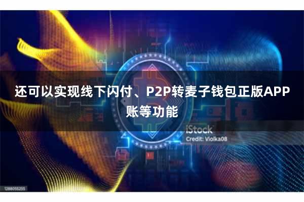 还可以实现线下闪付、P2P转麦子钱包正版APP账等功能