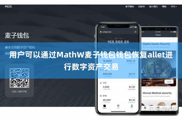 用户可以通过MathW麦子钱包钱包恢复allet进行数字资产交易