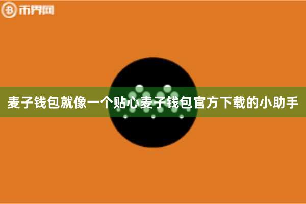麦子钱包就像一个贴心麦子钱包官方下载的小助手